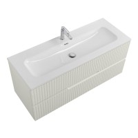 Тумба с раковиной Cezares Duet 120 альпака брашированная, раковина Cezares CZR-8073-120