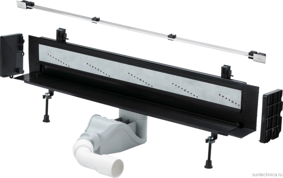 Душевой трап (лоток) Viega Advantix Vario 736552 30 - 120 см с решеткой