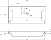 Тумба с раковиной BelBagno Vittoria 100 подвесная, pino, белая глянцевая раковина