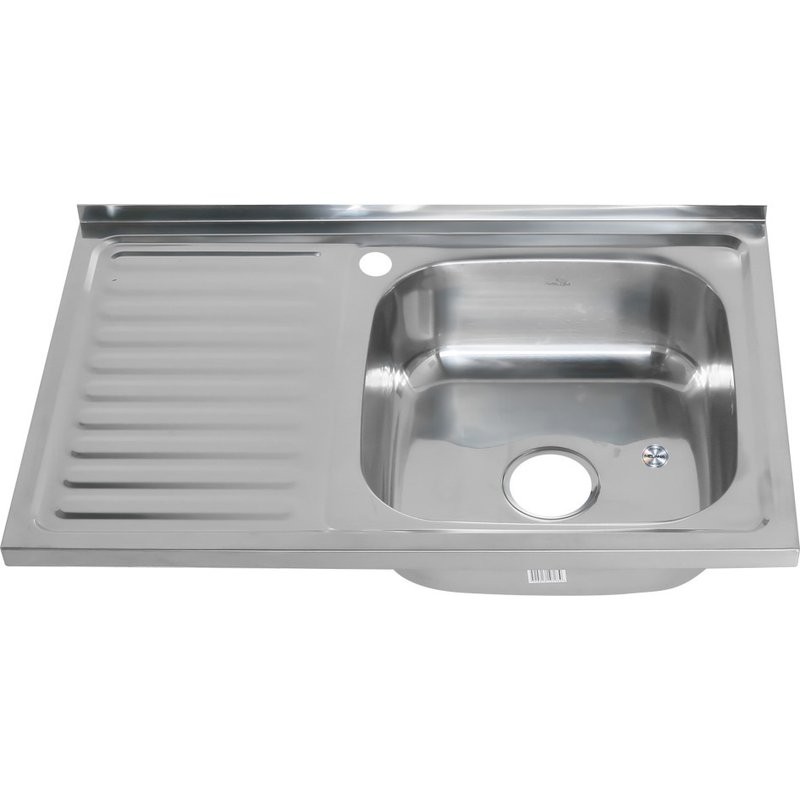 Мойка кухонная Melana 8050 R 0,6/160 серебристая