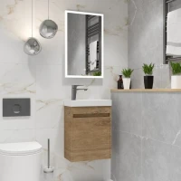 Мебель для ванной комнаты Art&Max Family-M 50 подвесная, harbor golden, с дверцей