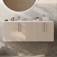 Тумба с раковиной Sanvit Рольф 120 белая, L