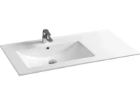 Тумба с раковиной Sanvit Рольф 120 белая, L