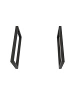 Столешница с раковиной Teymi Helmi 60 дуб кашмир, раковина Solli 41,  с черными кронштейнами