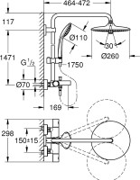 Душевая стойка Grohe Euphoria 27475001