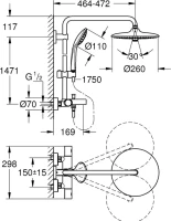 Душевая стойка Grohe Euphoria 27475001