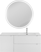 Мебель для ванной комнаты BelBagno Etna 120 R 2 ящика, дверца, bianco lucido