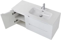 Мебель для ванной комнаты BelBagno Etna 120 R 2 ящика, дверца, bianco lucido
