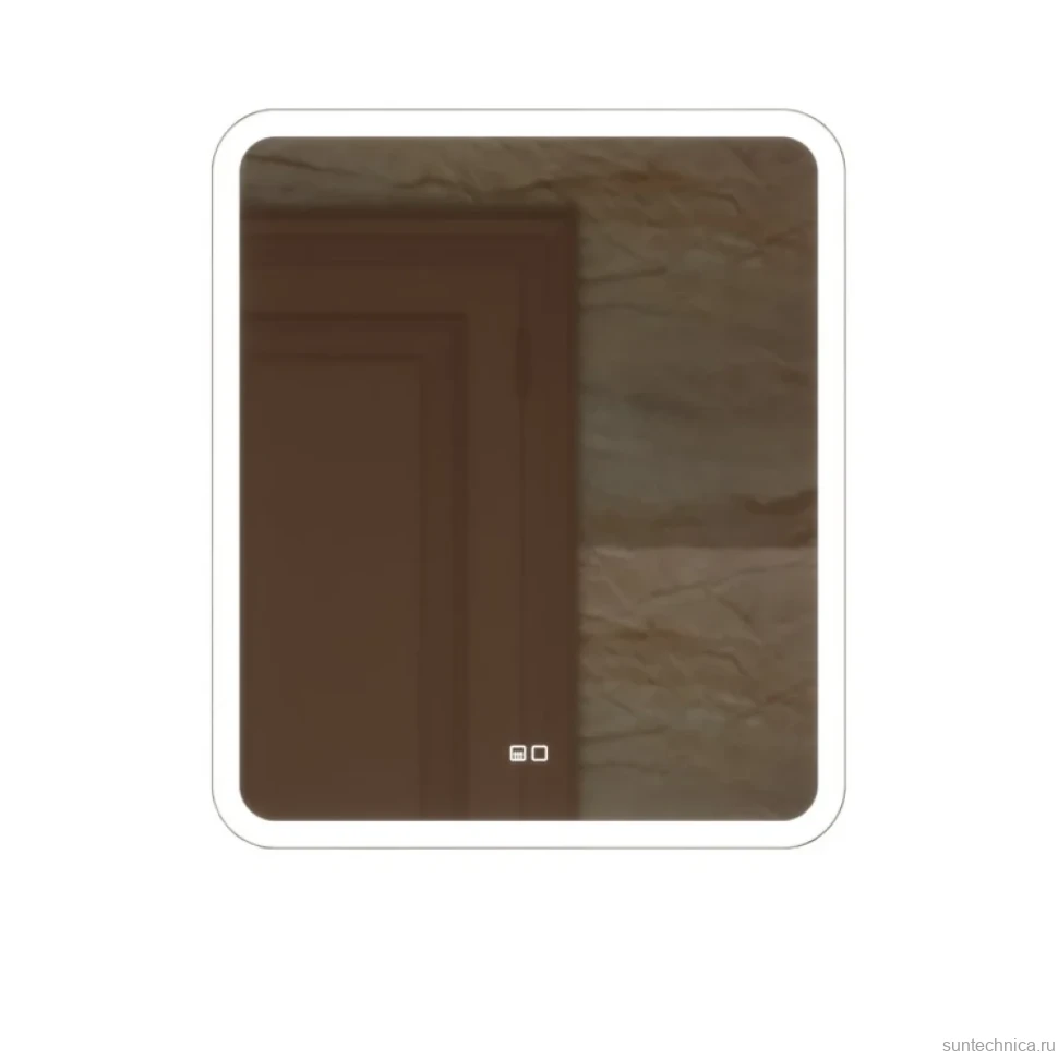 Зеркало MIXLINE "Стив-2" 600*700 (ШВ) сенсорный выключатель, светодиодная подсветка + подогрев