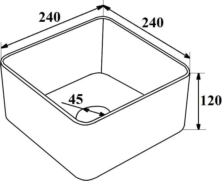 Тумба с раковиной Runo Бари 40 железный камень, раковина Uno 25