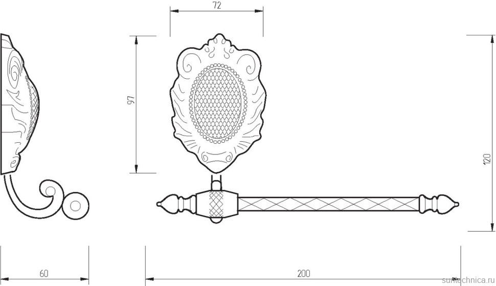 Держатель туалетной бумаги Migliore Cleopatra 16681 золото