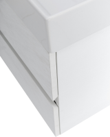 Мебель для ванной комнаты Cezares Molveno 46 120 bianco ghiaccio, с раковиной Cezares CZR-MIL-120-2-LVB