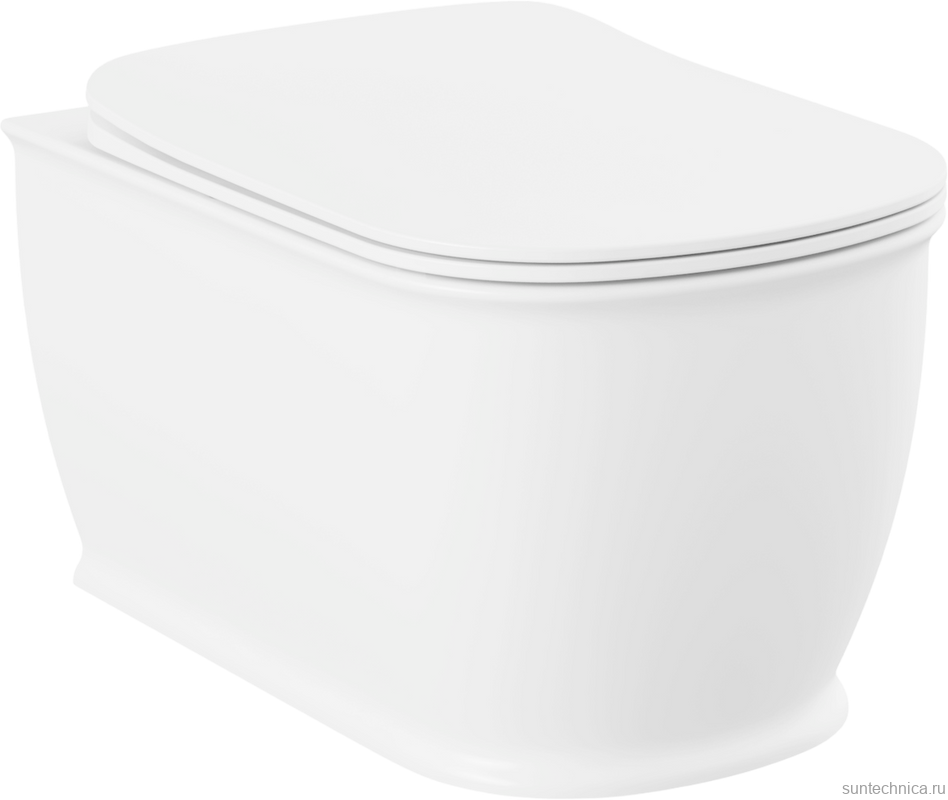 Унитаз подвесной Lavinia Boho Bell Pro Rimless 3301002R безободковый, с микролифтом