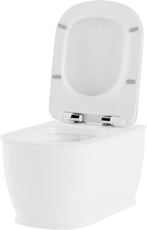 Унитаз подвесной Lavinia Boho Bell Pro Rimless 3301002R безободковый, с микролифтом