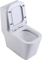 Унитаз-моноблок напольный SantiLine SL-5024 безободковый, с микролифтом, белый