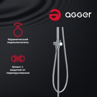 Душевая стойка Agger Breeze A0193500 хром
