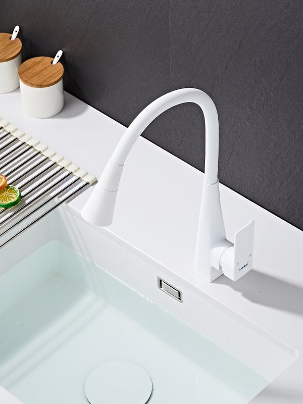 Смеситель для кухни Haiba HB73823-8 белый