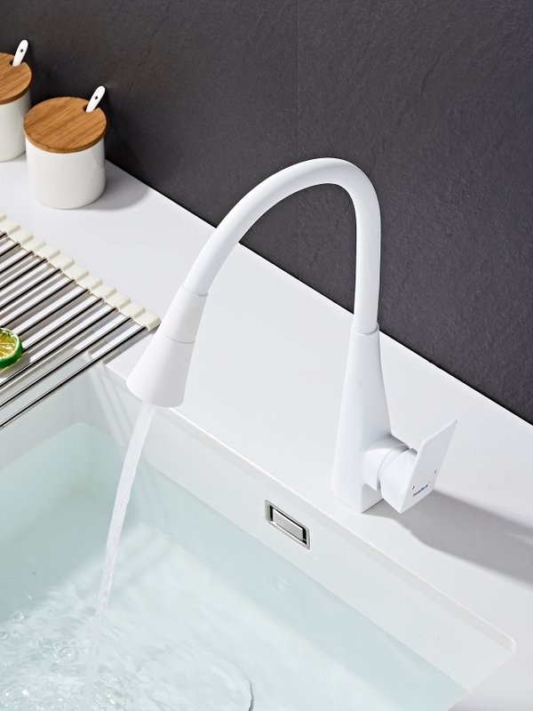 Смеситель для кухни Haiba HB73823-8 белый