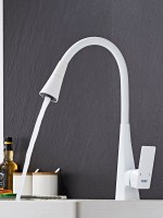 Смеситель для кухни Haiba HB73823-8 белый