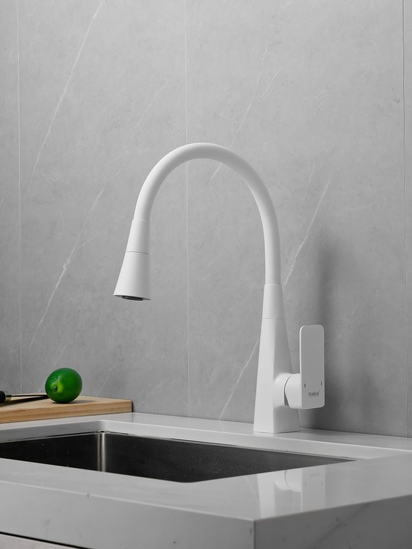 Смеситель для кухни Haiba HB73823-8 белый