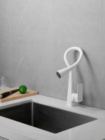 Смеситель для кухни Haiba HB73823-8 белый