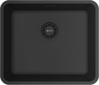 Комплект Мойка Omoikiri Omi 43-U/I Ultra Mini-GB графит + Измельчитель Nagare slim 1250-AZ azur blue