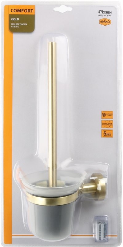 Ершик Fixsen Comfort Gold FX-87013 золото сатин