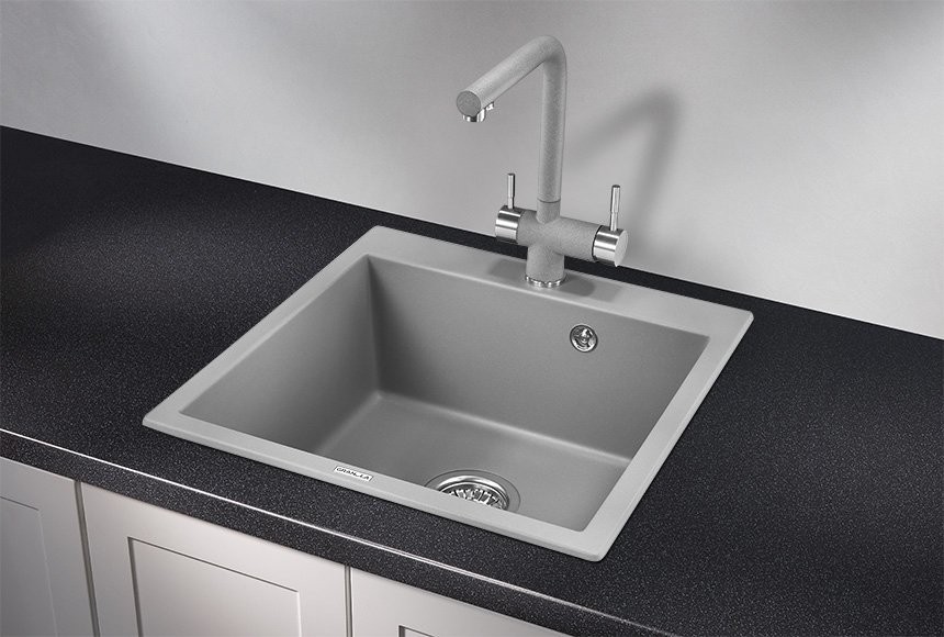 Мойка кухонная Granula 5102, алюминиум