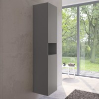 Шкаф пенал для ванной Keuco Stageline 32831 R, инокс матовый