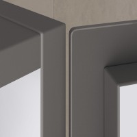 Шкаф пенал для ванной Keuco Stageline 32831 R, инокс матовый