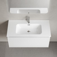 Мебель для ванной комнаты Sancos Snob R 1.0 90 bianco Мебель для ванной комнаты Sancos Snob R 1.0 90 bianco