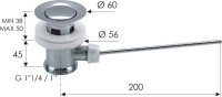 Смеситель для биде Remer Absolute AU20