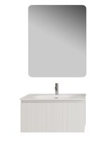 Мебель для ванной комнаты Sancos Code 80 подвесная, белая