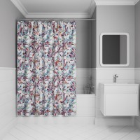 Штора для ванной IDDIS Base BX05P18i11 180х200, разноцветная