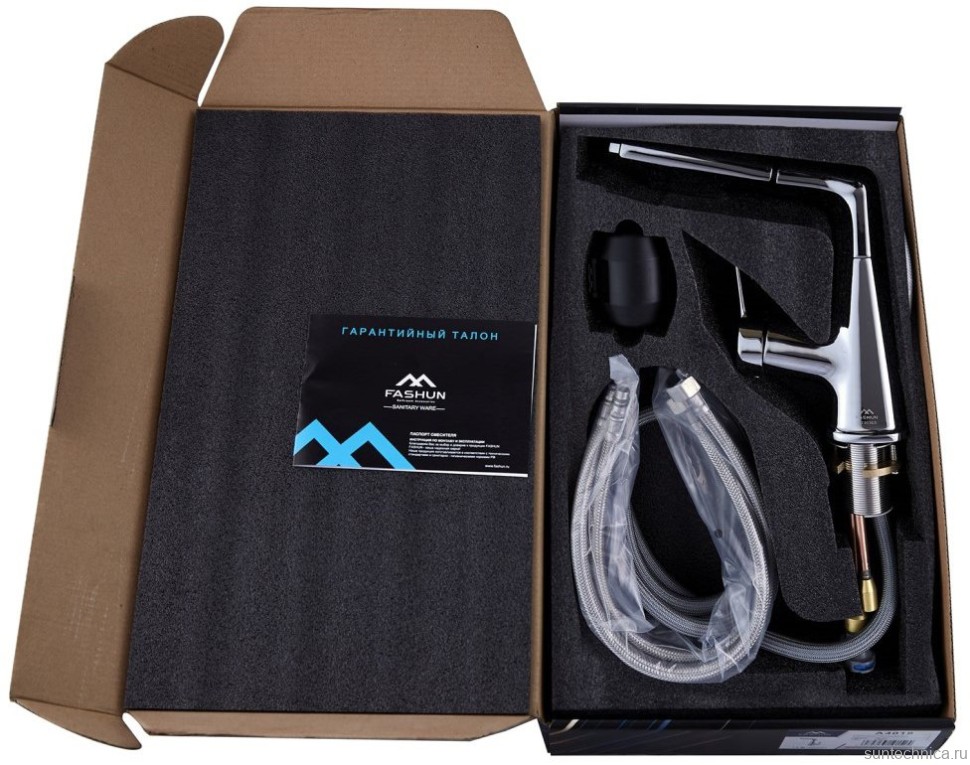 Смеситель для раковины Fashun A4018 хром