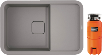 Комплект Мойка Omoikiri Tasogare 78 leningrad grey + Измельчитель Nagare slim 500