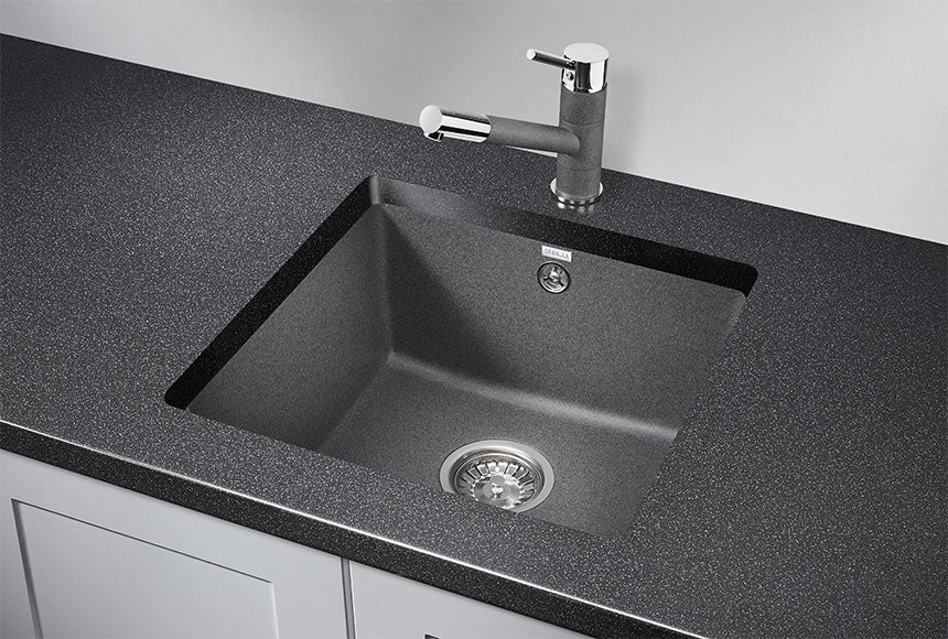 Мойка кухонная Granula 4451, графит