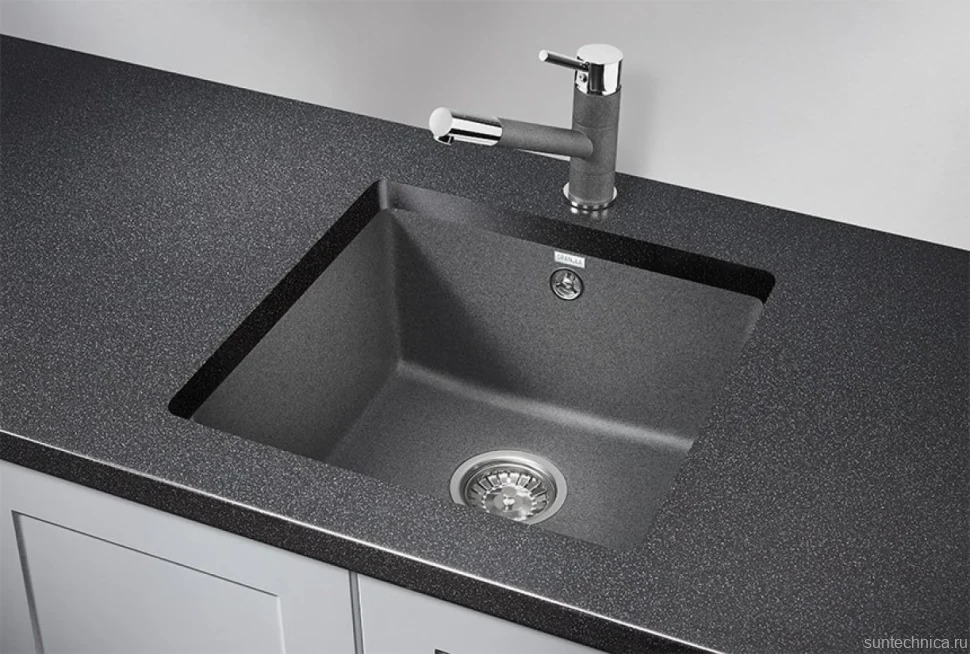 Мойка кухонная Granula 4451, графит