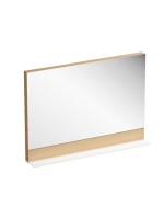 Зеркало Ravak Formy 120 дуб, с полкой