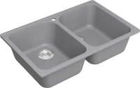 Мойка кухонная Domaci Болонья М-260-006 светло-серая Мойка кухонная Domaci Болонья М-260-006 светло-серая