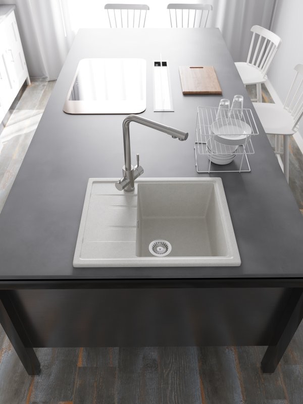 Мойка кухонная Domaci Болонья М-150-001 белая