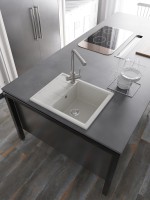 Мойка кухонная Domaci Болонья М-150-001 белая Мойка кухонная Domaci Болонья М-150-001 белая