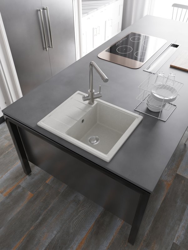 Мойка кухонная Domaci Болонья М-150-001 белая