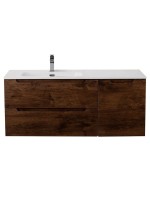 Тумба с раковиной BelBagno Etna L, 100 2 ящика, дверца, rovere moro