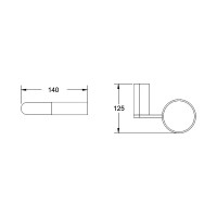 Мыльница Rose RG17H RG1703H черный