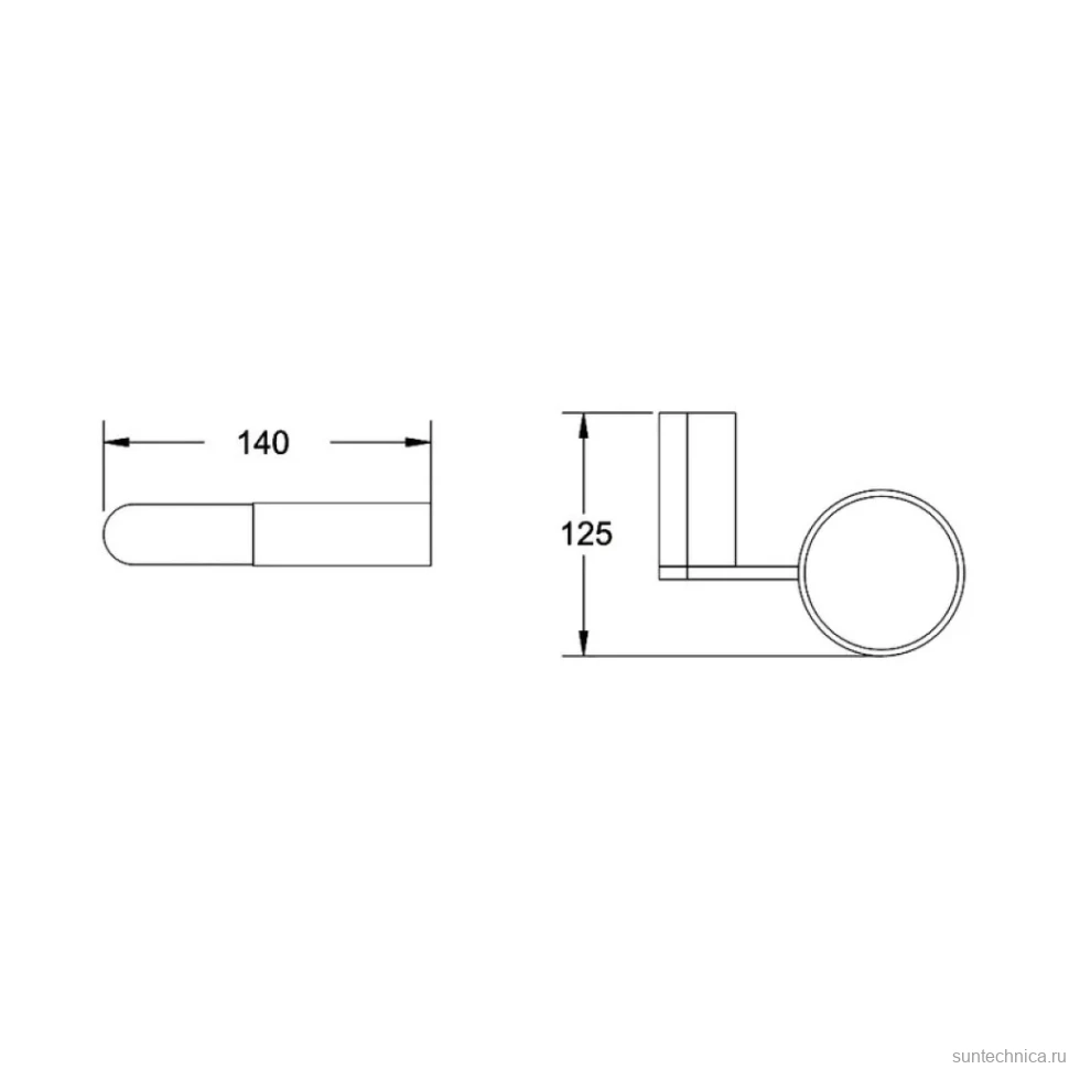 Мыльница Rose RG17H RG1703H черный