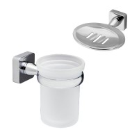 Набор Стакан Wasserkraft Lippe K-6528 + Мыльница K-6569