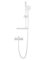 Смеситель для ванны с душем Wonzon & Woghand Alfa WW-AE3201-MW матовый белый Смеситель для ванны с душем Wonzon & Woghand Alfa WW-AE3201-MW матовый белый