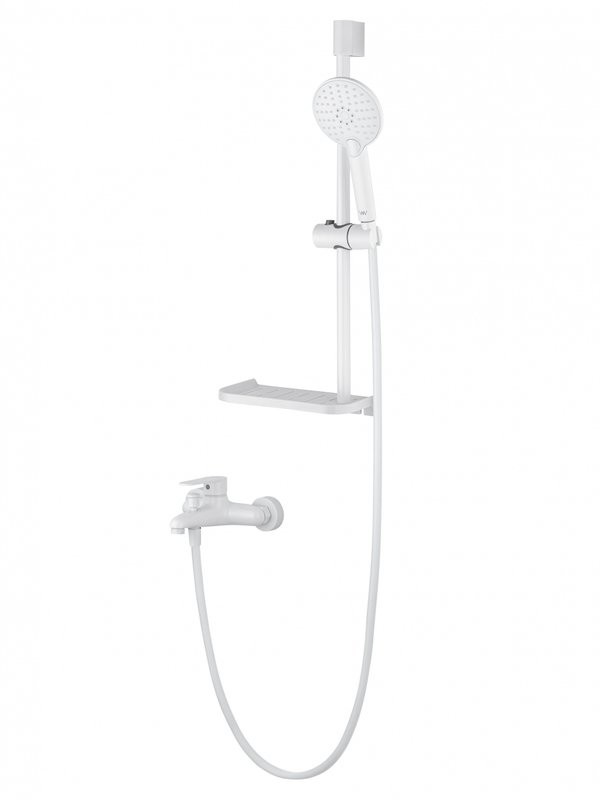 Смеситель для ванны с душем Wonzon & Woghand Alfa WW-AE3201-MW матовый белый