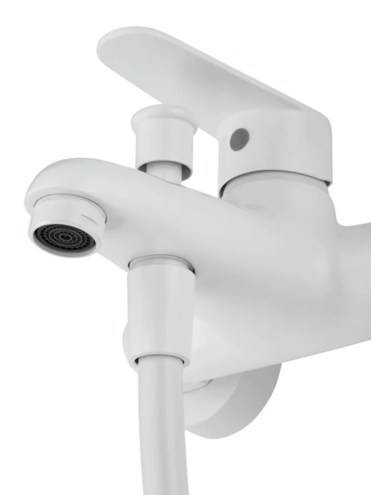 Смеситель для ванны с душем Wonzon & Woghand Alfa WW-AE3201-MW матовый белый